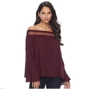 Rock & Republic Off Shoulder Blouse M